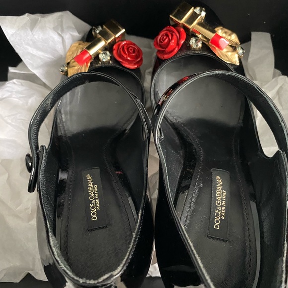 Dolce & Gabbana heals, state-of-the-art heal. One of a kind,cute black Maryjanes - Picture 3 of 16